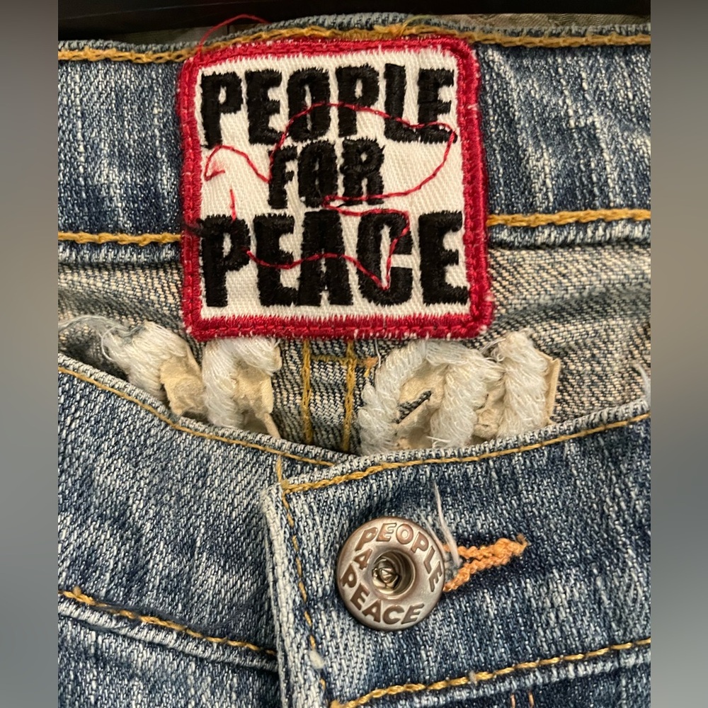 Vintage People for Peace Butterfly jeans - Picture 9 of 12